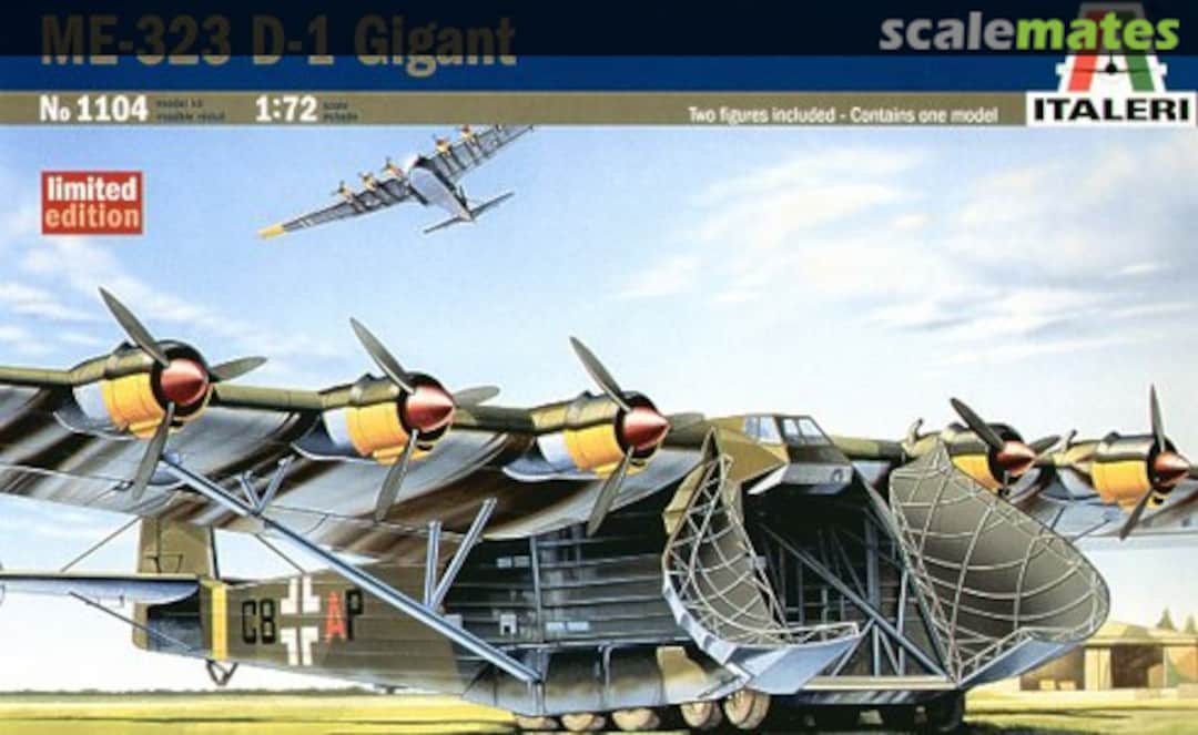 Boxart Me-323 D-1 Gigant 1104 Italeri Boxart Me-323 D-1 Gigant 1104 Italeri