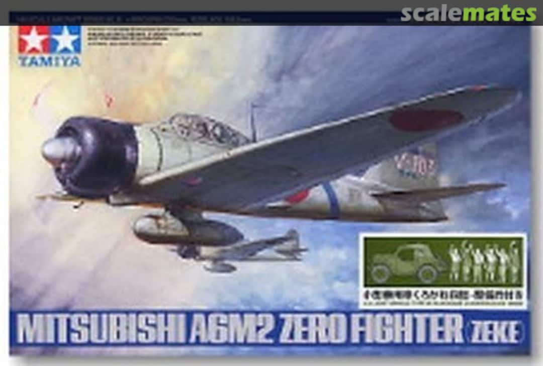 Boxart Mitsubishi A6M2 Zero Fighter (Zeke) 89757 Tamiya Boxart Mitsubishi A6M2 Zero Fighter (Zeke) 89757 Tamiya