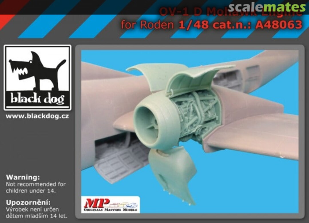 Boxart OV-1D Mohawk Engine A48063 Black Dog Boxart OV-1D Mohawk Engine A48063 Black Dog