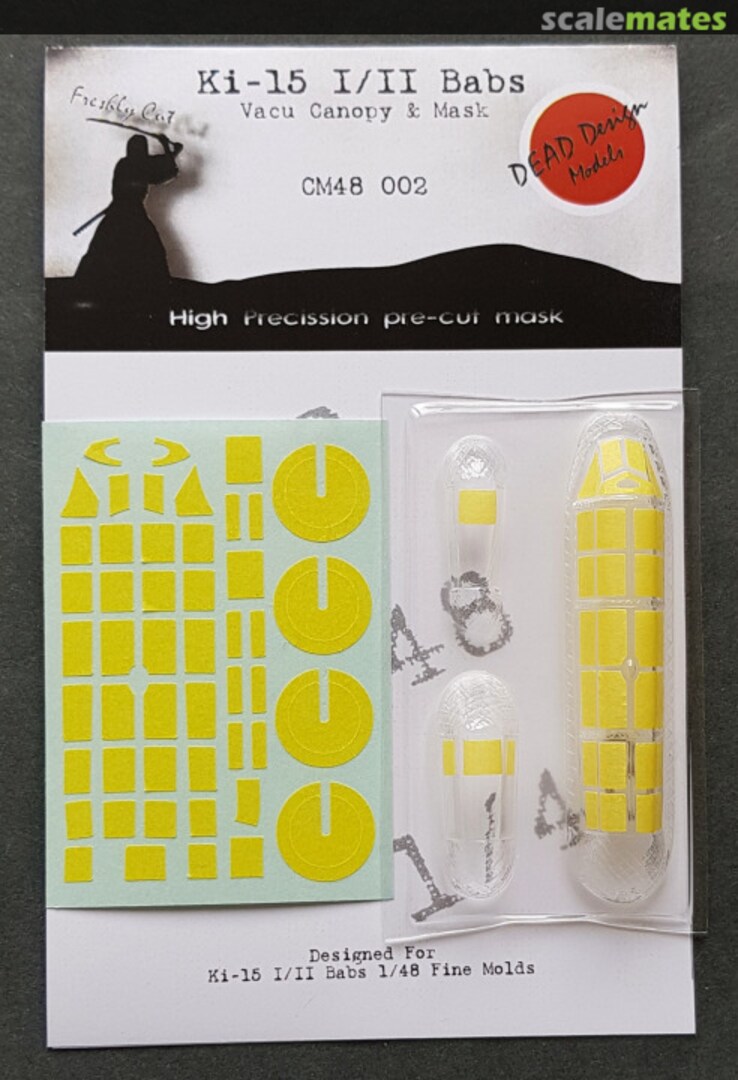 Boxart Mitsubishi Ki-15 I/II Vacu Canopy & Mask CM48002 DEAD Design Models Boxart Mitsubishi Ki-15 I/II Vacu Canopy & Mask CM48002 DEAD Design Models