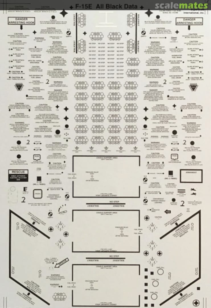 Boxart F-15E Strike Eagle All Black Data 32-127 SuperScale International Boxart F-15E Strike Eagle All Black Data 32-127 SuperScale International