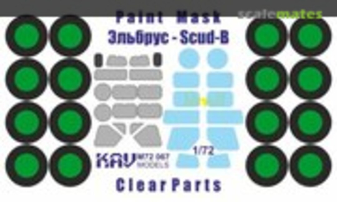 1:72 Elbrus - Scud-B masks & clear parts (KAV models KAV M72 067) KAV M72 067