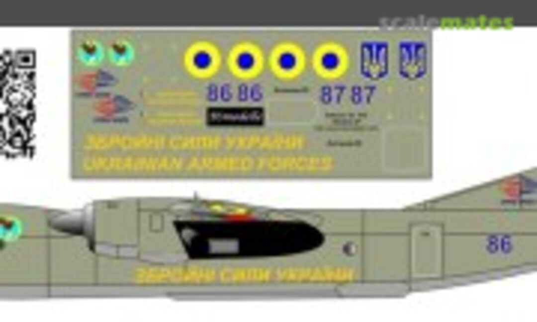 1:48 Antonov An-30 Ukraine AF Open Skies (BSmodelle BSM480345) BSM480345