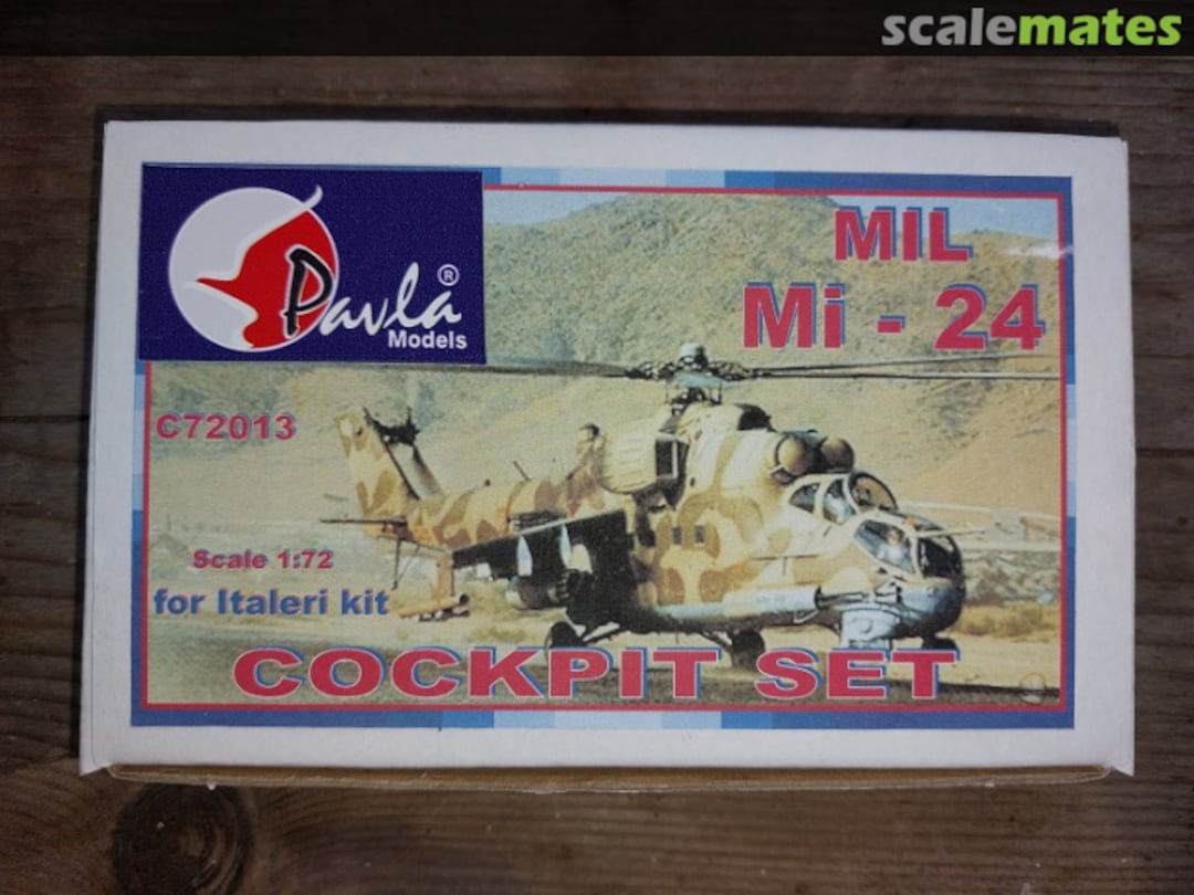 Boxart Mi-24D only cockpit C72013 Pavla Models Boxart Mi-24D only cockpit C72013 Pavla Models