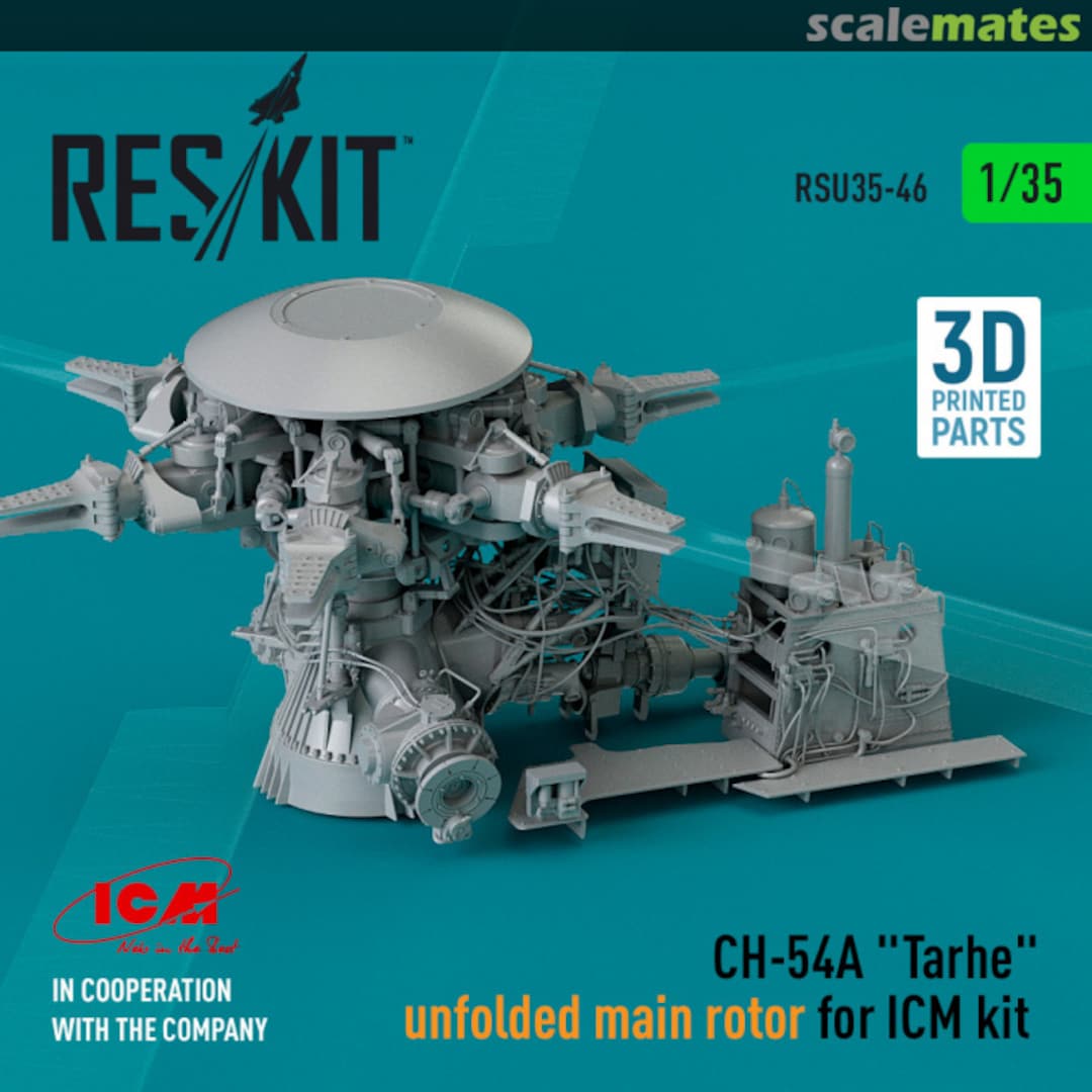 Boxart CH-54A "Tarhe" unfolded main rotor RSU35-0046 ResKit