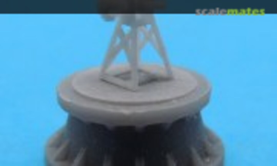 1:350 3 inch Practice Loader gun (x4) (Black Cat Models AC350163) AC350163