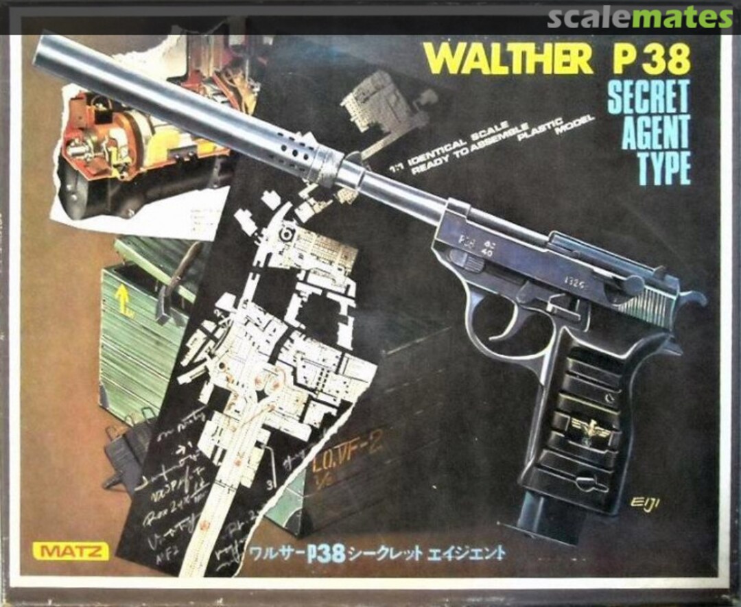 Boxart Walther P-38 Secret Agent Type 704-600 Matz Boxart Walther P-38 Secret Agent Type 704-600 Matz
