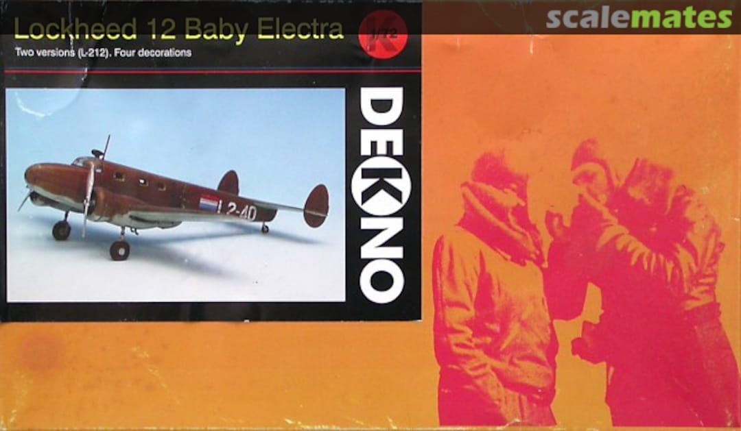 Boxart Lockheed 12 Baby Electra E-3000 Dekno Models Boxart Lockheed 12 Baby Electra E-3000 Dekno Models