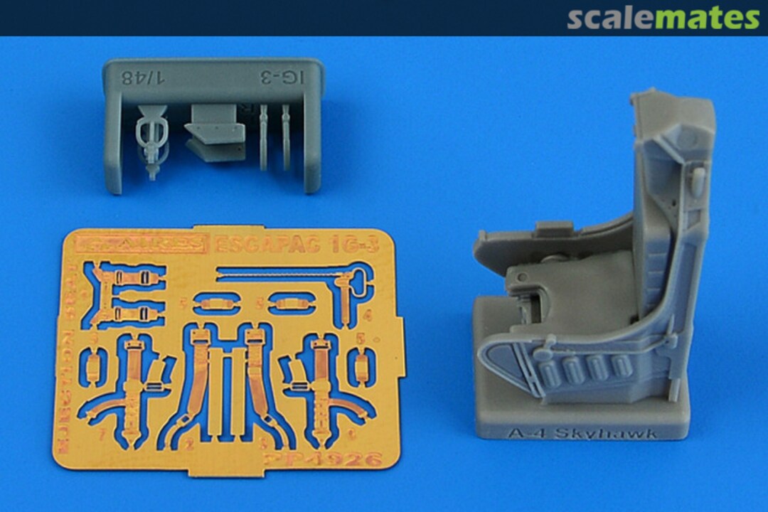 Boxart ESCAPAC 1G-3 Ejection Seat 4926 Aires Boxart ESCAPAC 1G-3 Ejection Seat 4926 Aires