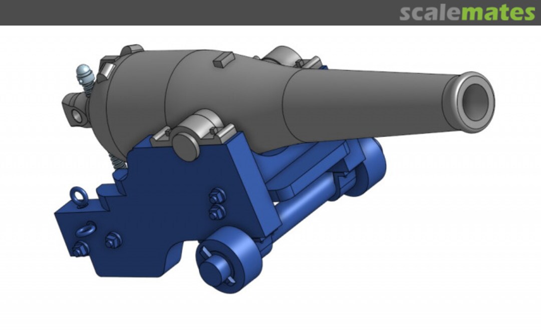 Boxart Dahlgren IX, Marsilly carriage MMC192-05 Mulsanne's Model Corner Boxart Dahlgren IX, Marsilly carriage MMC192-05 Mulsanne's Model Corner