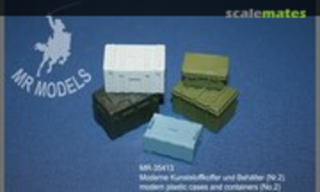 1:35 Moderne Kunststoffkoffer und Behälter (Nr.2) / 1:35 (MR Modellbau MR-35413) MR-35413