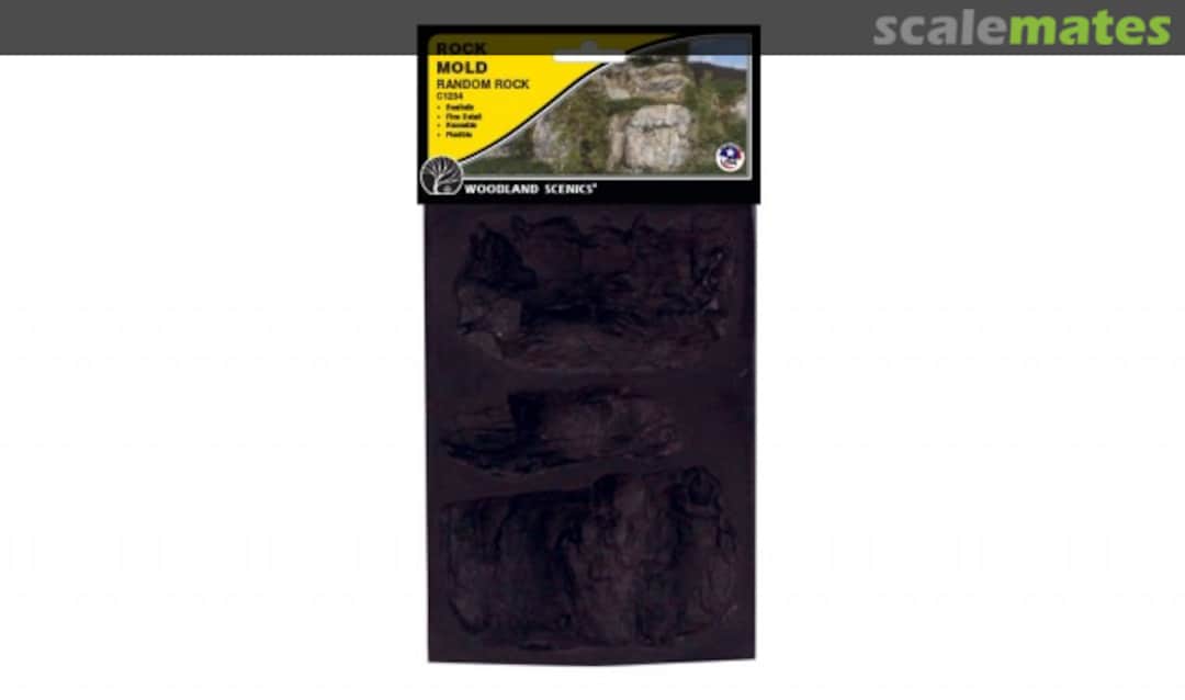 Boxart Random Rock Mold C1234 Woodland Scenics