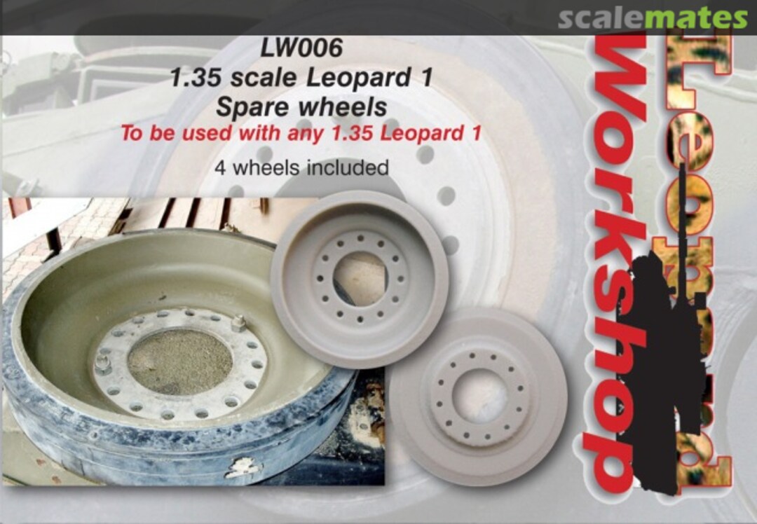 Boxart Leopard 1 Spare Wheels LW006 Leopard Workshop