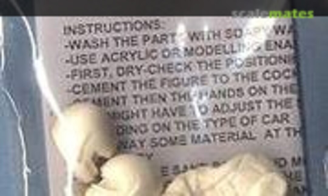 1:20 F-1 driver beltless figure set (El Oso kits OSO-003) OSO-003