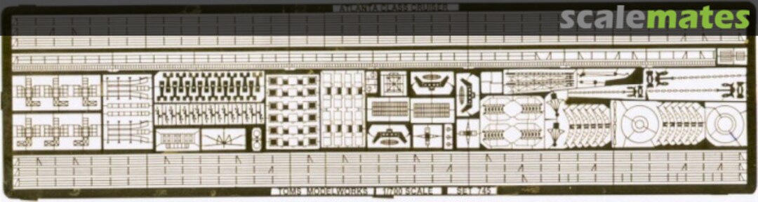 Boxart US Light Cruiser Atlanta Class Detail-up set (1 Photo-Etched sheet) 745 Tom's Modelworks Boxart US Light Cruiser Atlanta Class Detail-up set (1 Photo-Etched sheet) 745 Tom's Modelworks