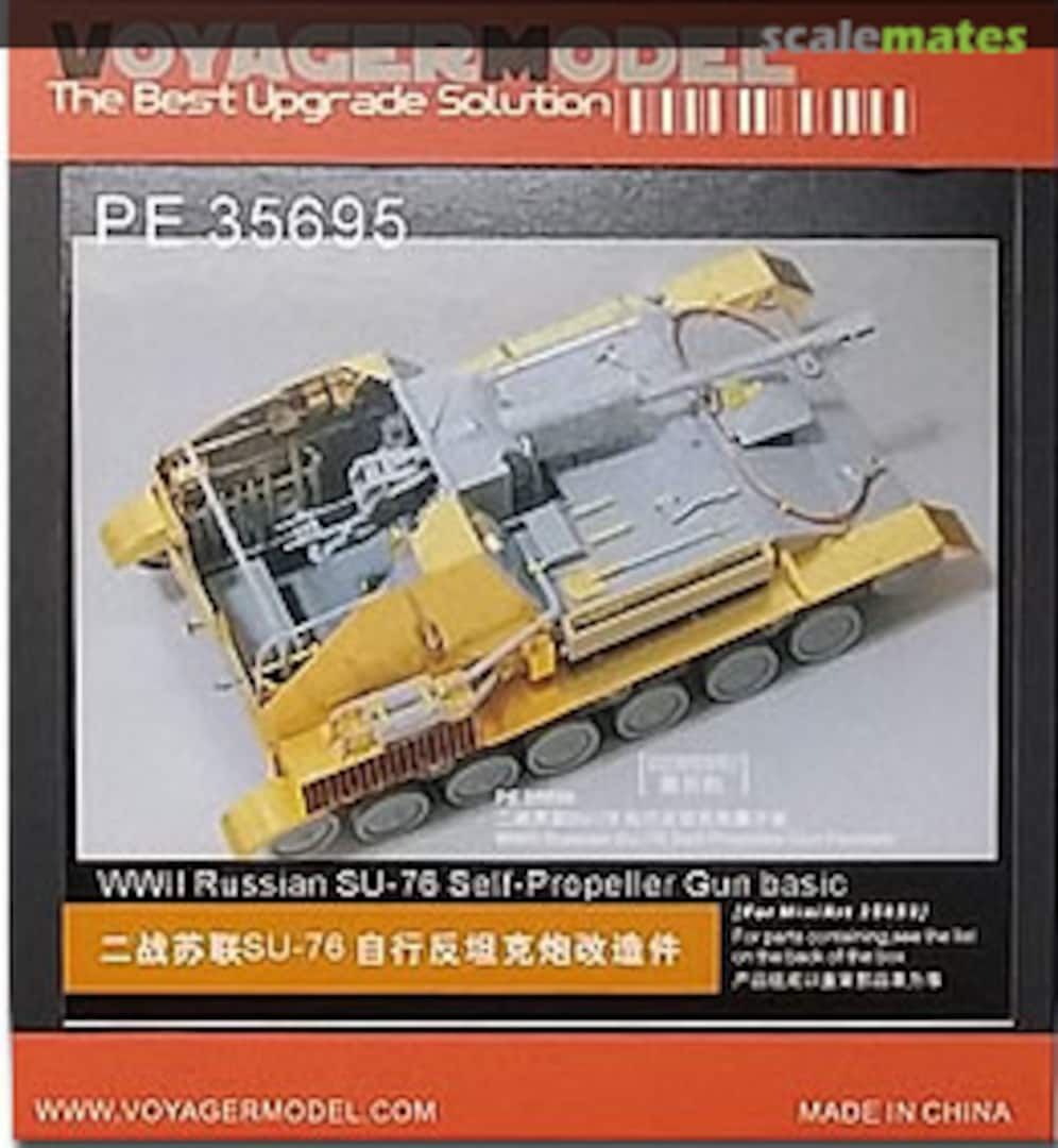 Boxart WWII Russian SU-76 Self-Propeller Gun Basic Parts (For MiniArt) PE35695 Voyager Model Boxart WWII Russian SU-76 Self-Propeller Gun Basic Parts (For MiniArt) PE35695 Voyager Model