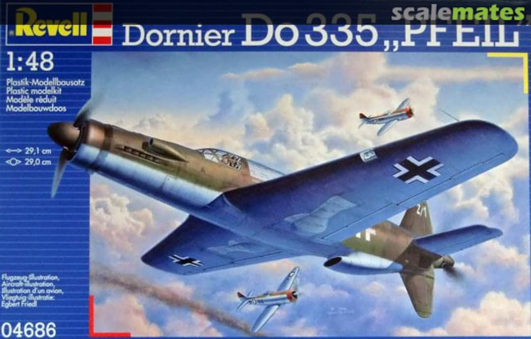 Boxart Dornier Do 335 "Pfeil" 04686 Revell Boxart Dornier Do 335 "Pfeil" 04686 Revell