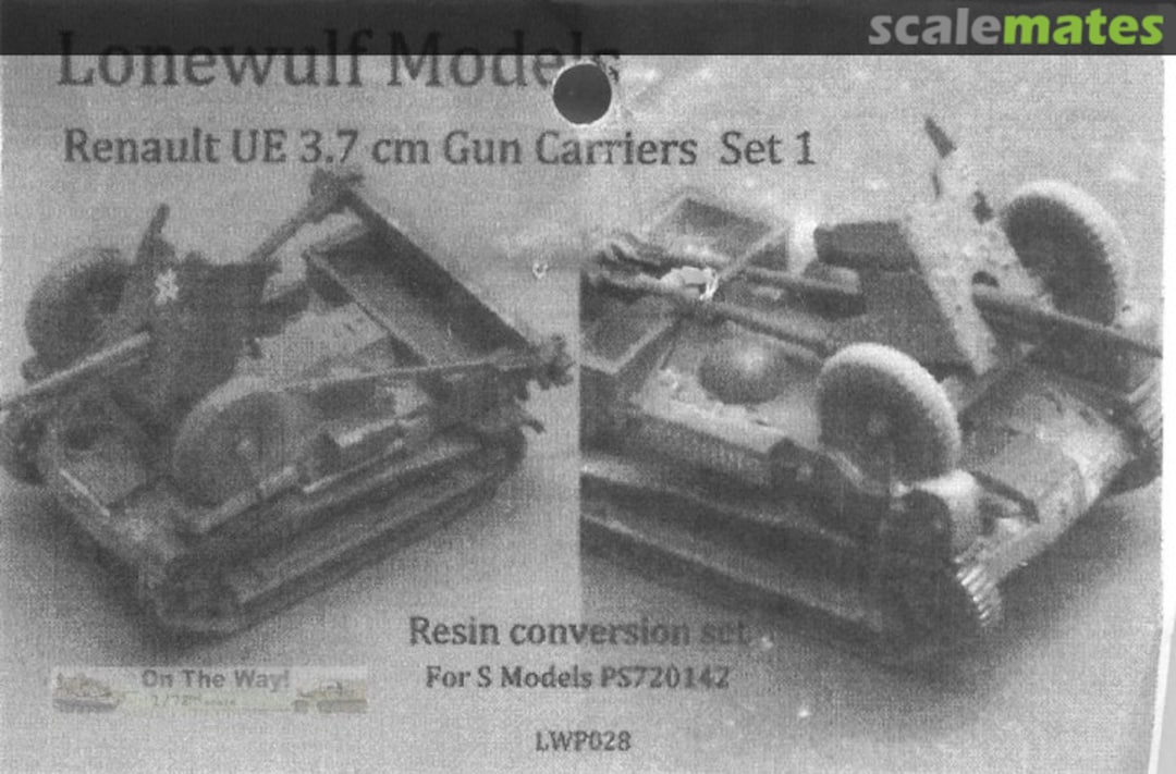 Boxart Renault UE 3.7cm Gun Carriers set 1 LWP028 Lonewulf Models Boxart Renault UE 3.7cm Gun Carriers set 1 LWP028 Lonewulf Models
