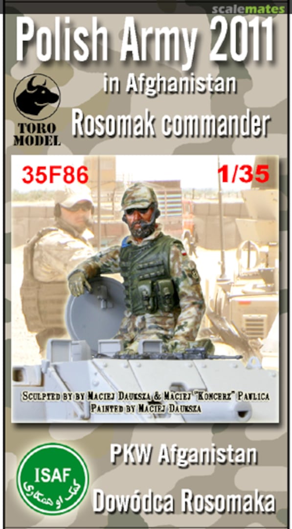 Boxart Polish Army In Afghanistan Rosomak Commander 35F86 ToRo Model Boxart Polish Army In Afghanistan Rosomak Commander 35F86 ToRo Model