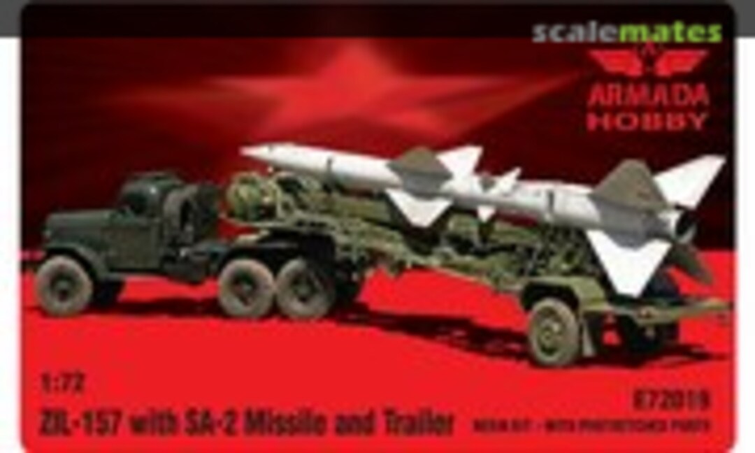 1:72 ZIL-157 with SA-2 Missile and Trailer (Armada Hobby E72019)