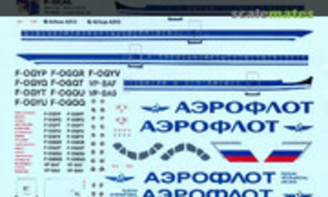 1:144 Airbus A310-304, A310-308, A310-324, A310-325 (F-DCAL FD144-406) FD144-406