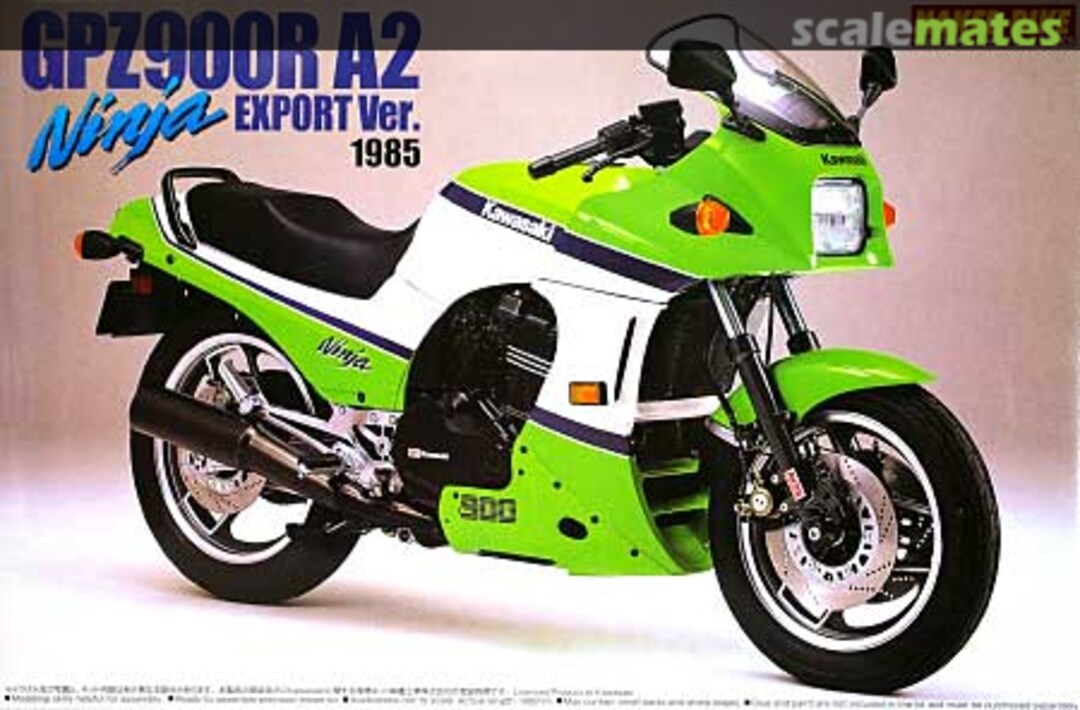 Boxart Kawasaki GPZ900R A2 Ninja Export Ver. 1985 04917 Aoshima Boxart Kawasaki GPZ900R A2 Ninja Export Ver. 1985 04917 Aoshima