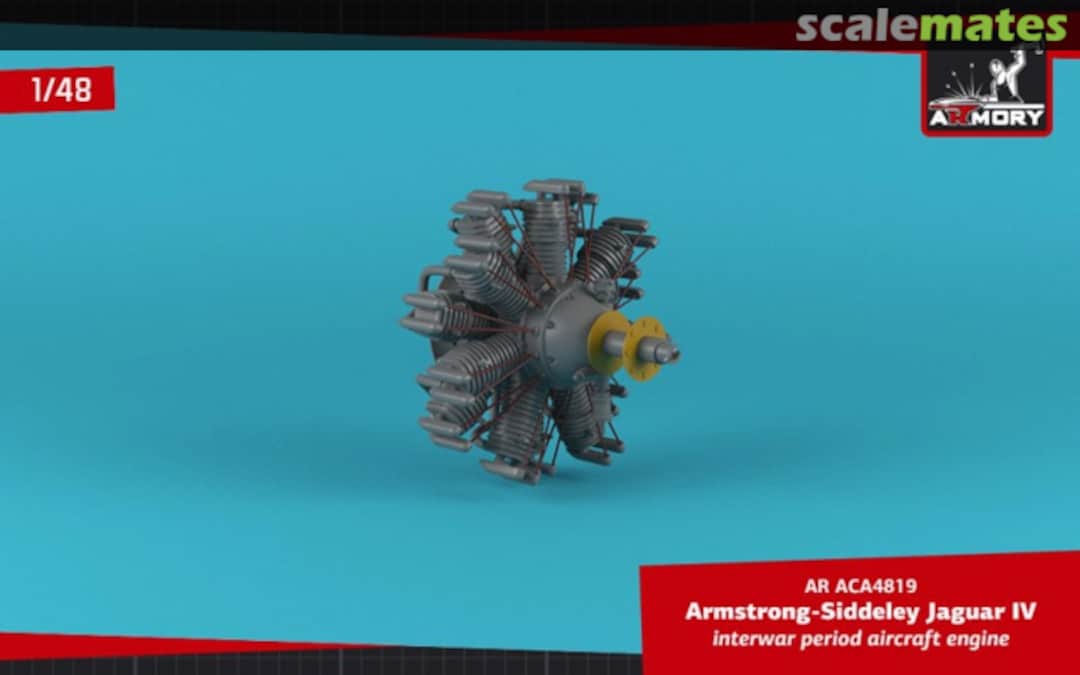 Boxart Armstrong Siddeley Jaguar-IV aircraft engine ACA4819 Armory Boxart Armstrong Siddeley Jaguar-IV aircraft engine ACA4819 Armory