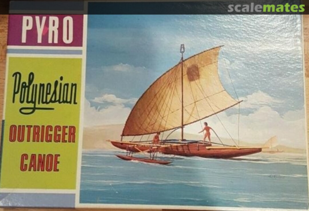 Boxart Polynesian Outrigger Canoe C254-100 Pyro