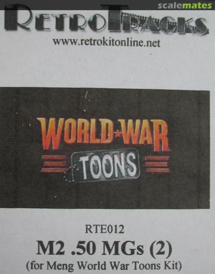 Boxart M2 .50 MG's (2) Machine Guns RTE012 RetroTracks Boxart M2 .50 MG's (2) Machine Guns RTE012 RetroTracks