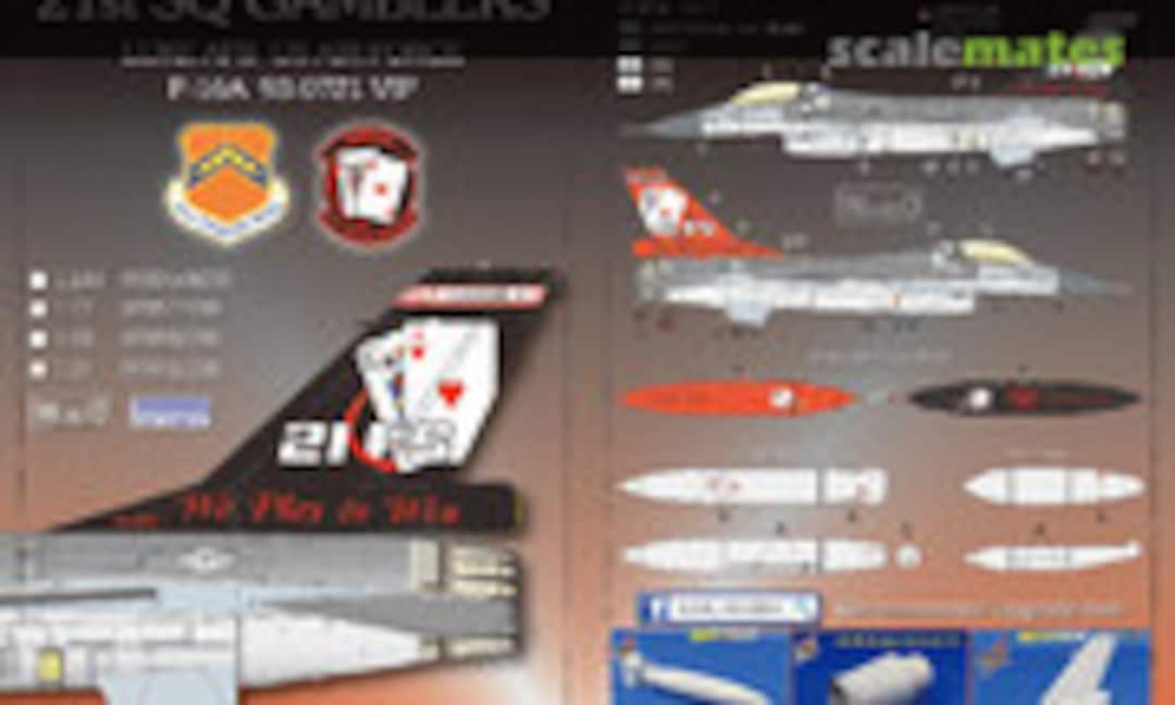 1:48 F-16A 21st Sq, USAF 93-0721 VIP (WandD Studio WDD48038) WDD48038