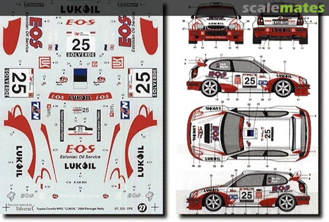 Boxart Toyota Corolla WRC "LUKOIL/EOS" ST27-DC351 Studio27 Boxart Toyota Corolla WRC "LUKOIL/EOS" ST27-DC351 Studio27