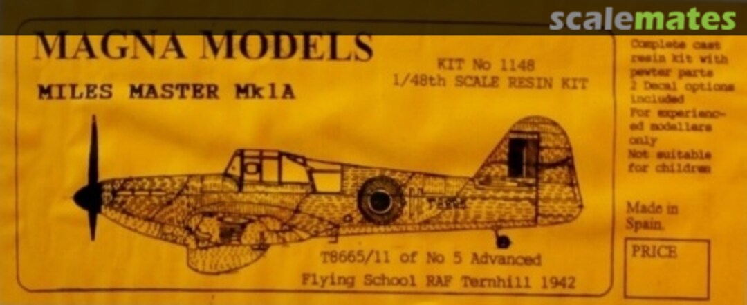 Boxart Miles Master Mk1A 1148 Magna Models