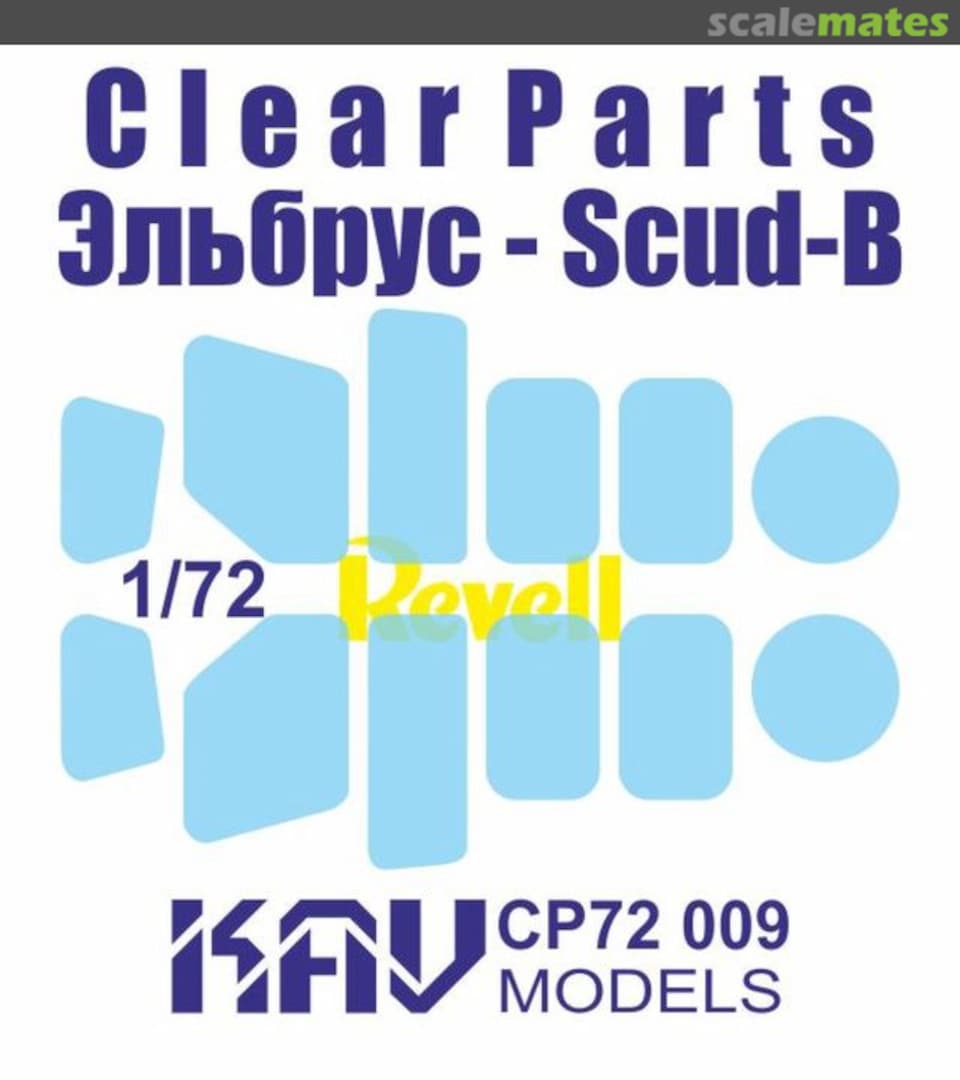 Boxart Elbrus - Scud-B clear parts KAV CP72 009 KAV models Boxart Elbrus - Scud-B clear parts KAV CP72 009 KAV models