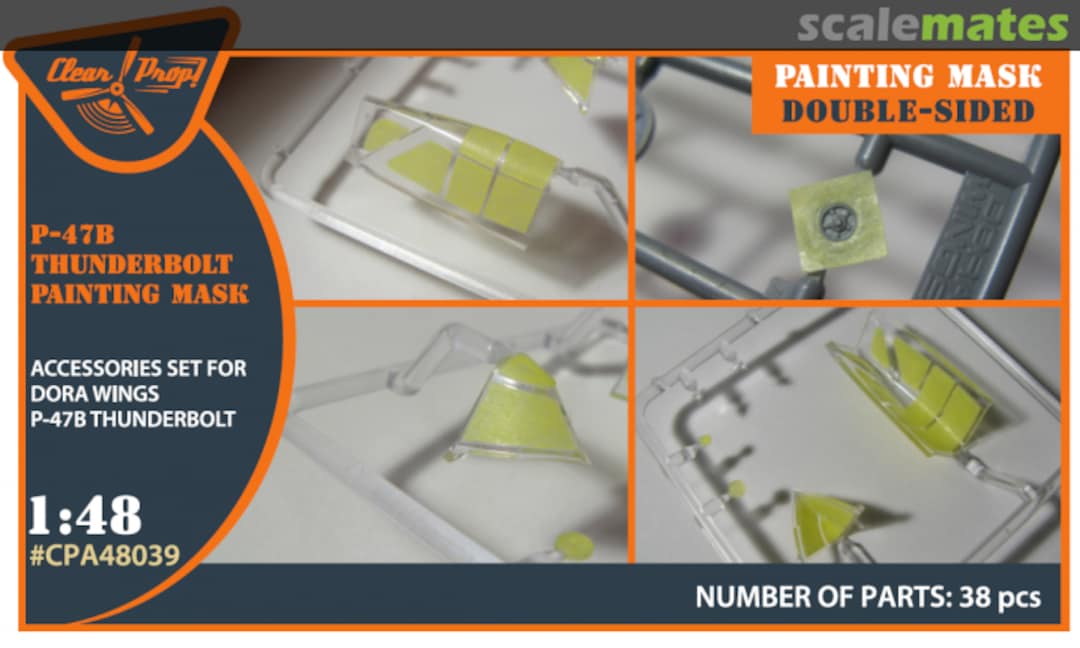 Boxart Clear Prop 48039 P 47b Thunderbolt Double Sided Painting Mask On Yellow Kabuki Paper For Dora Wings Kit CPA48039 Clear Prop! Boxart Clear Prop 48039 P 47b Thunderbolt Double Sided Painting Mask On Yellow Kabuki Paper For Dora Wings Kit CPA48039 Clear Prop!