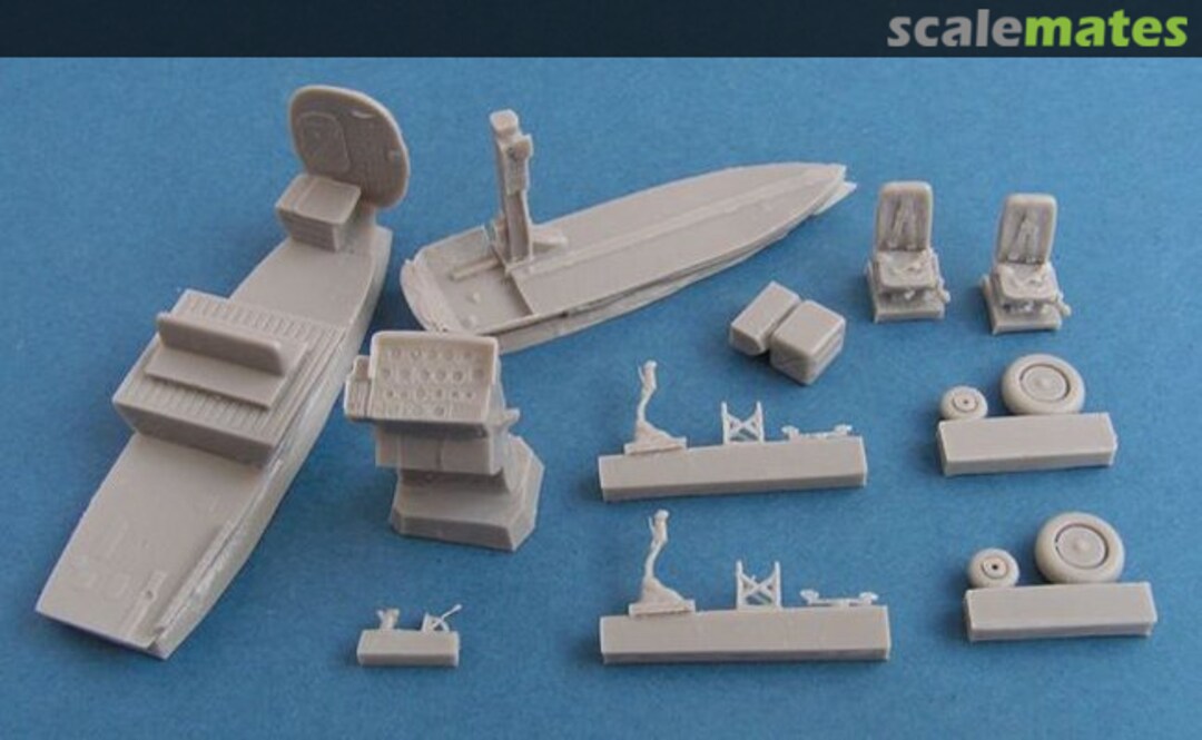 Boxart Mil Mi-2 cockpit + wheels + battery box C72012 Pavla Models