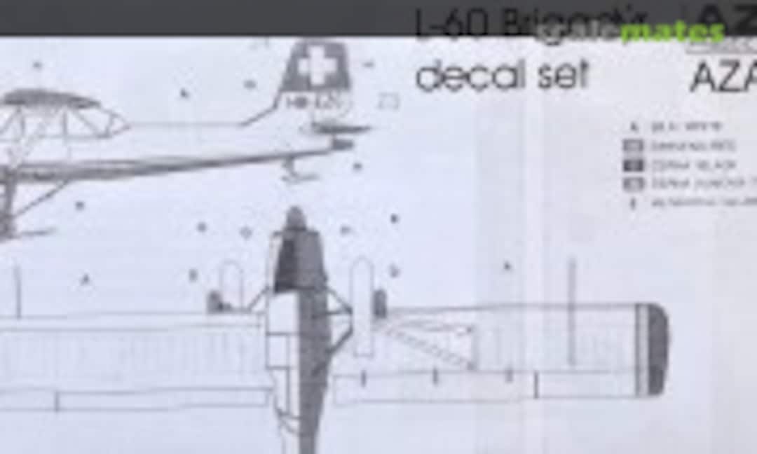 1:72 L-60 Brigadyr Decal Set (AZmodel AZA7019) AZA7019