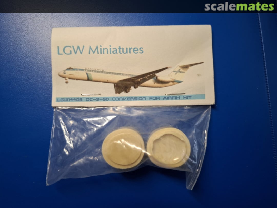 Boxart DC-9-50 conversion for Airfix kit LGW14403 LGW Miniatures Boxart DC-9-50 conversion for Airfix kit LGW14403 LGW Miniatures