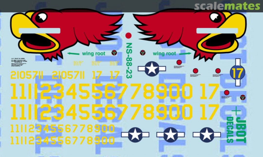 Boxart Egg P-40 Parrot JBOT Decals Boxart Egg P-40 Parrot JBOT Decals