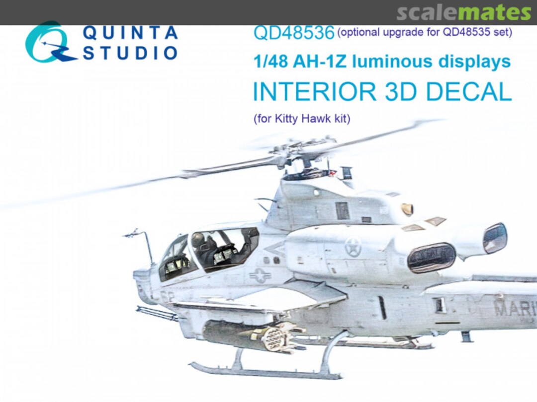 Boxart AH-1Z luminous displays (for QD+48535/QDS-48535) QD48536 Quinta Studio