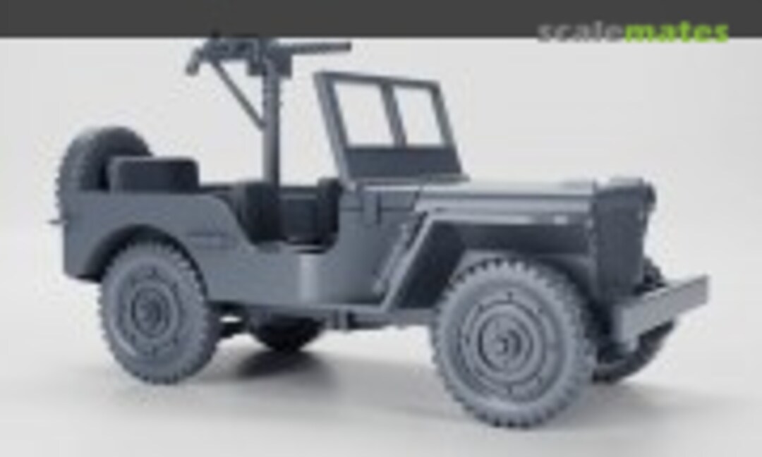 1:72 Jeep Willys with MG cal.30 - Version 2 (EMP3d 72011608)