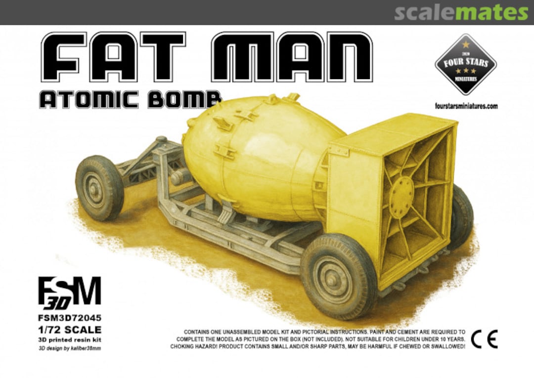 Boxart Fat Man Atomic Bomb FSM3D72045 Four Stars Miniatures Boxart Fat Man Atomic Bomb FSM3D72045 Four Stars Miniatures
