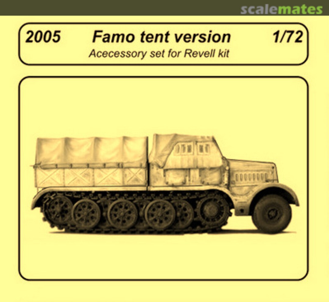 Boxart FAMO Tent Version 2005 CMK Boxart FAMO Tent Version 2005 CMK