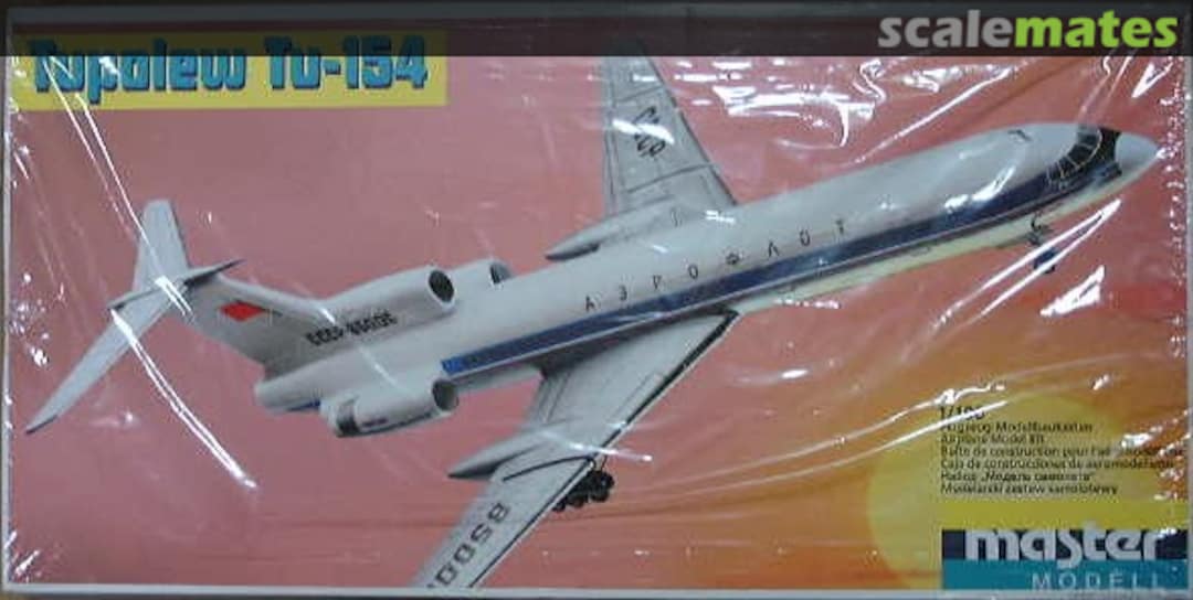 Boxart Tupolew Tu-154 1015 Master Modell Boxart Tupolew Tu-154 1015 Master Modell