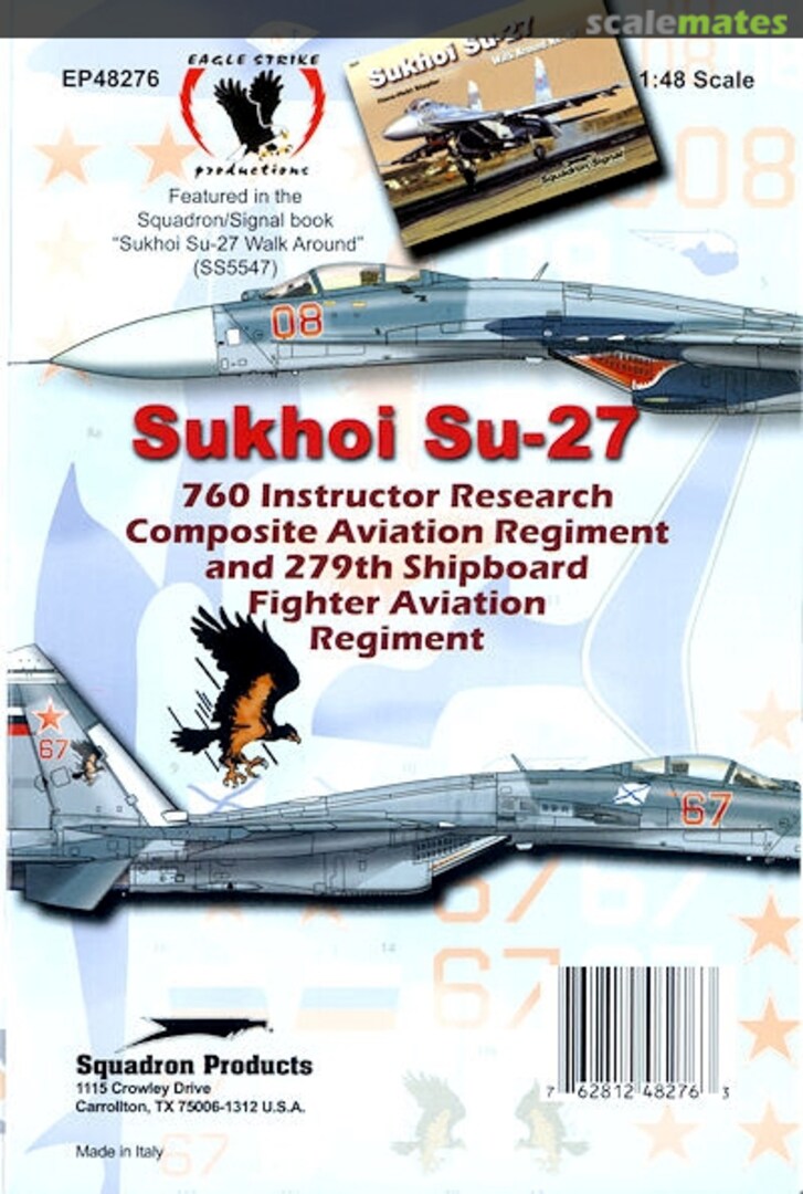 Boxart Sukhoi Su-27 Flanker 48276 Eagle Strike Productions Boxart Sukhoi Su-27 Flanker 48276 Eagle Strike Productions