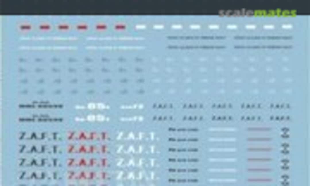 1:100 Decals for MG Sword Impulse Gundam ZGMF-X56S (Easy Decal 5091) 5091