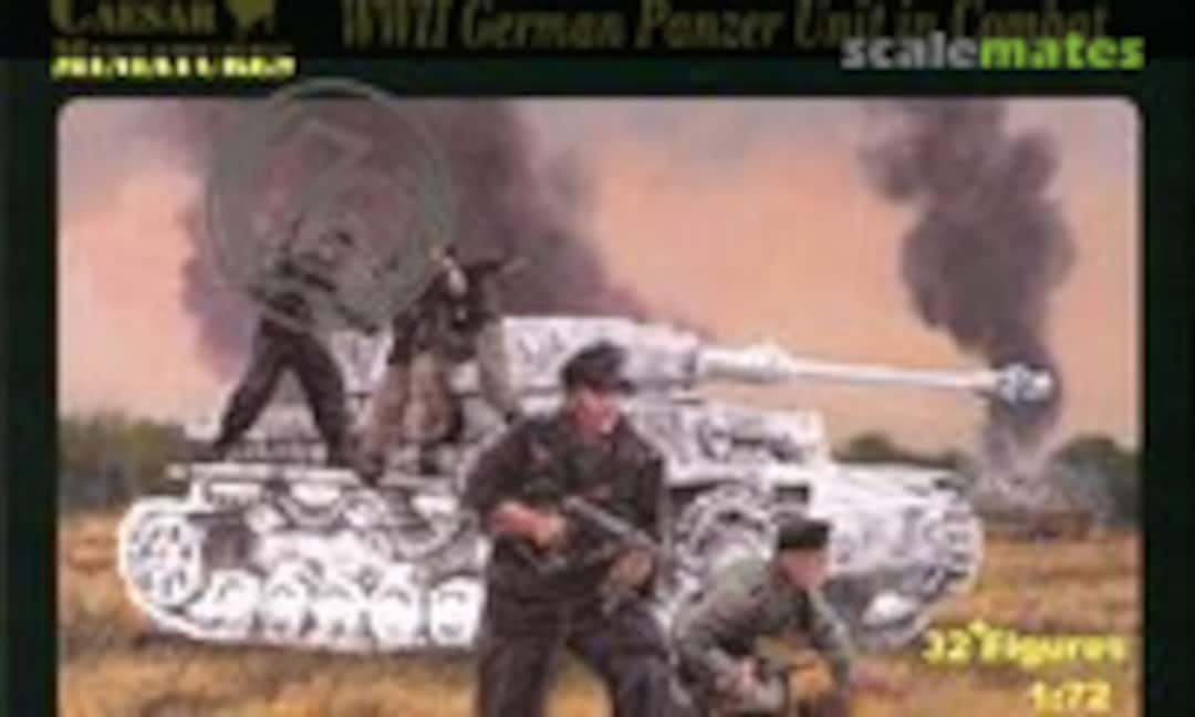 1:72 WWII German Panzer Unit in Combat (Caesar Miniatures H085)