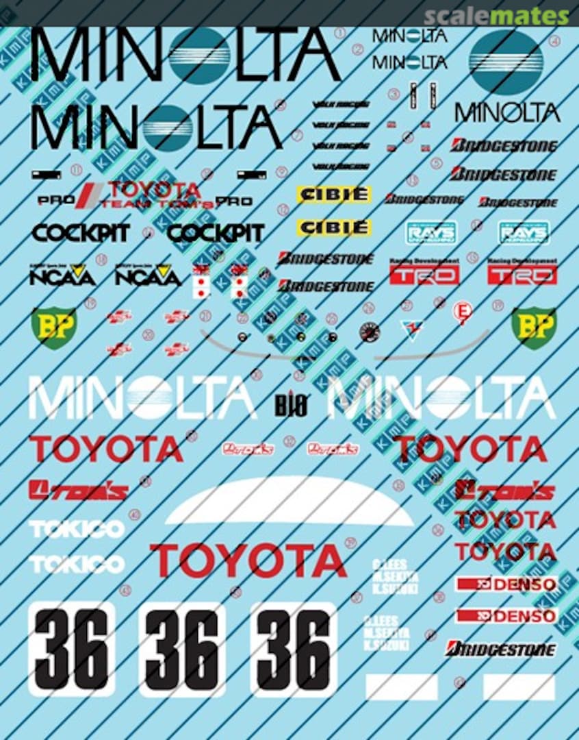 Boxart Toyota 88C-V Minolta 24010 KMP Boxart Toyota 88C-V Minolta 24010 KMP