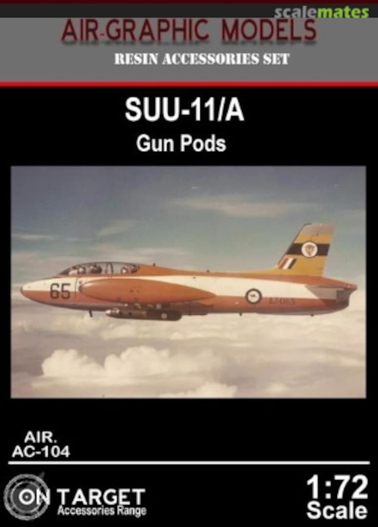 Boxart SUU-11/A Gun Pods AIR.AC-104 Air-Graphics Models Boxart SUU-11/A Gun Pods AIR.AC-104 Air-Graphics Models