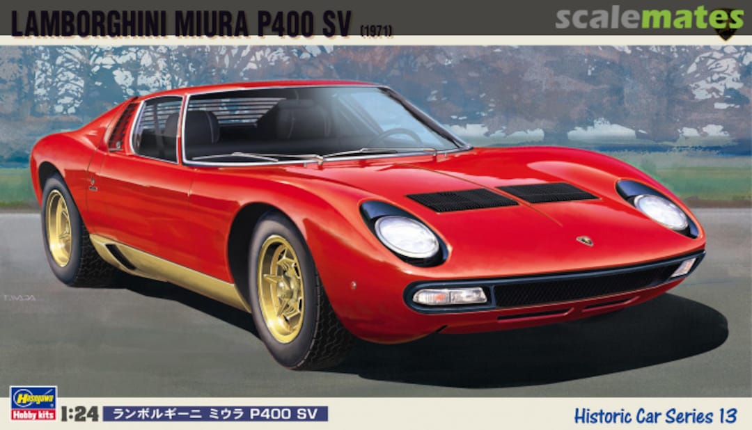 Boxart Lamborghini Miura P400 SV (1971) 21213 Hasegawa Boxart Lamborghini Miura P400 SV (1971) 21213 Hasegawa