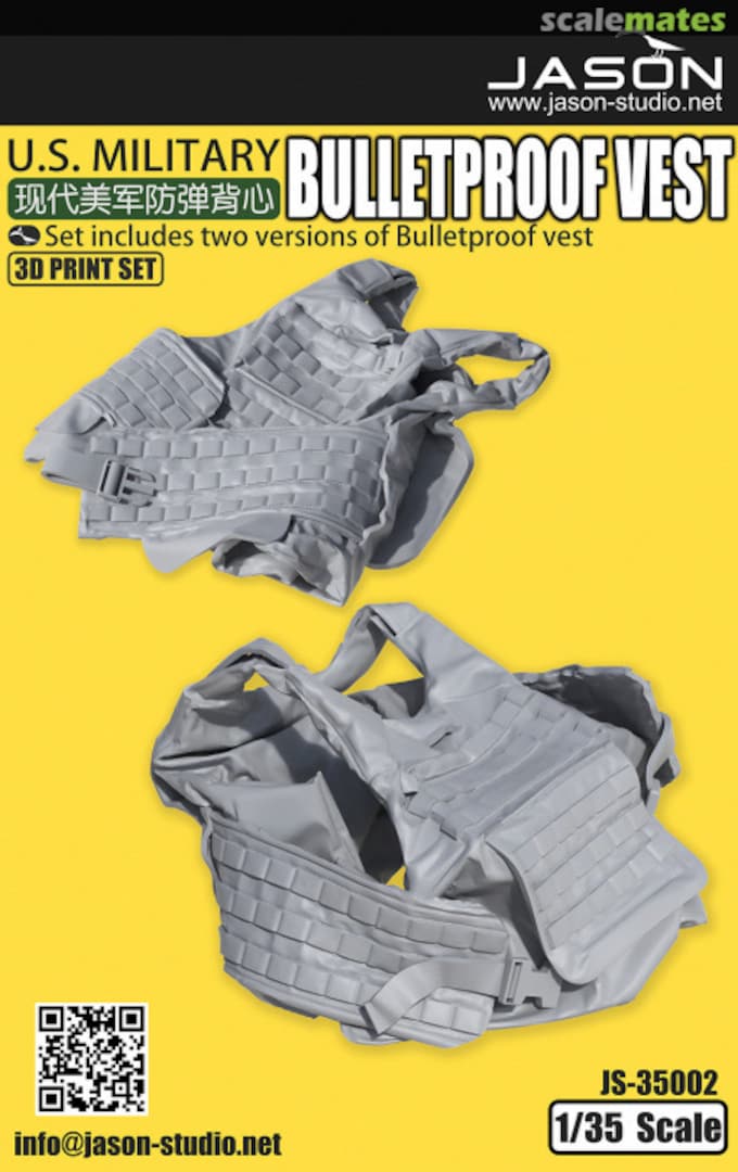 Boxart U.S. Military Bulletproof Vest JS-35002 Jason Studio